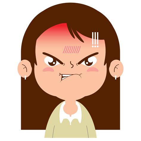 angry cartoon face|angry cartoon face girl.